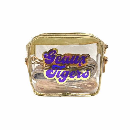 Geaux Tigers Clear Bag
