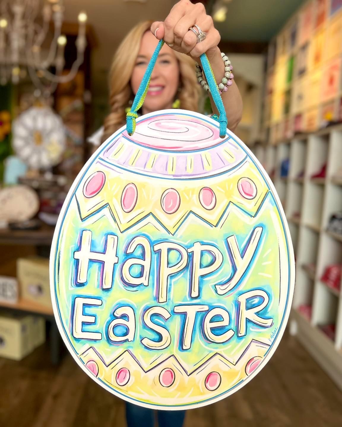 Happy Easter Egg Door Hanger