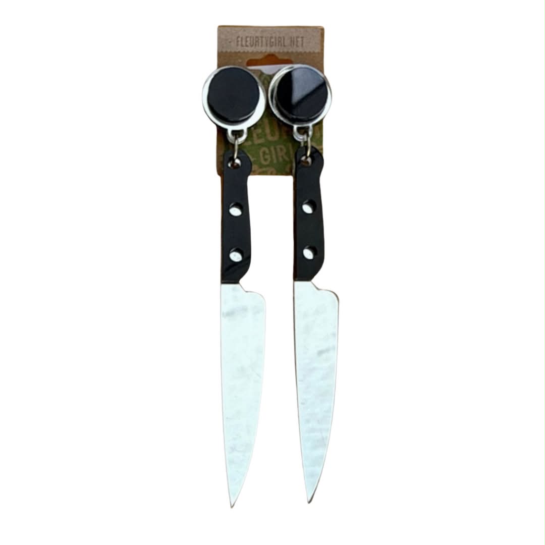 Knife Earrings