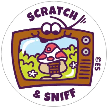 Saturday Cartoons Scratch & Sniff Stickers
