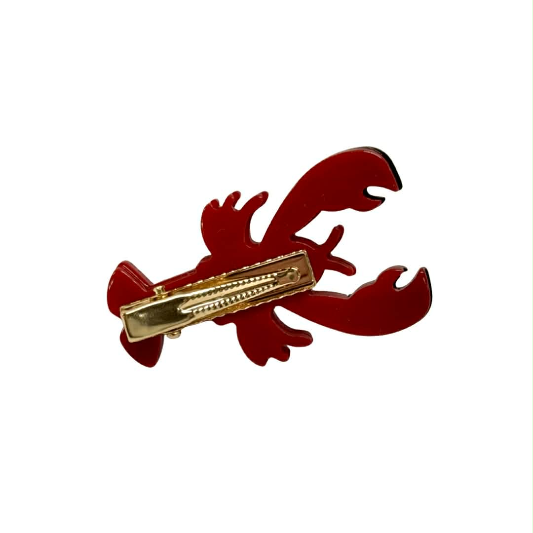Mini Crawfish Hair Clip