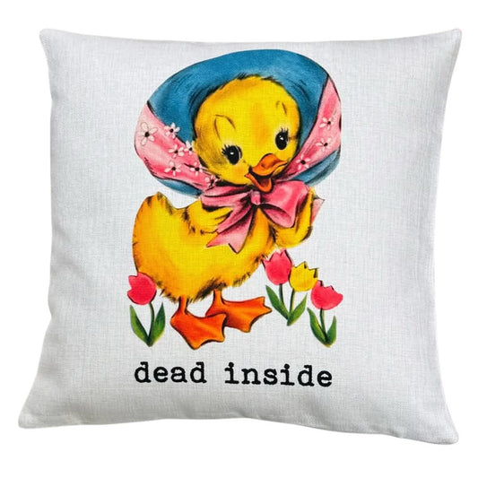 Dead Inside Pillow