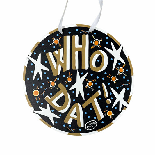 Simon Who Dat Door Hanger