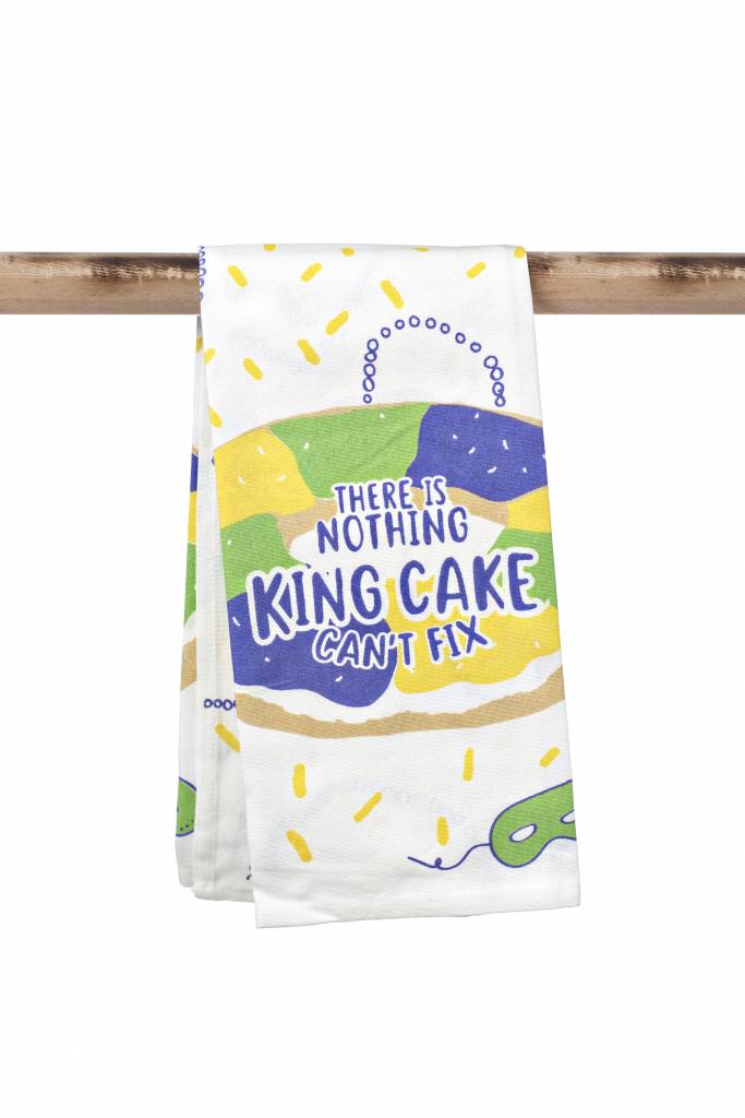 Nothing King Cake Can't Fix Towel