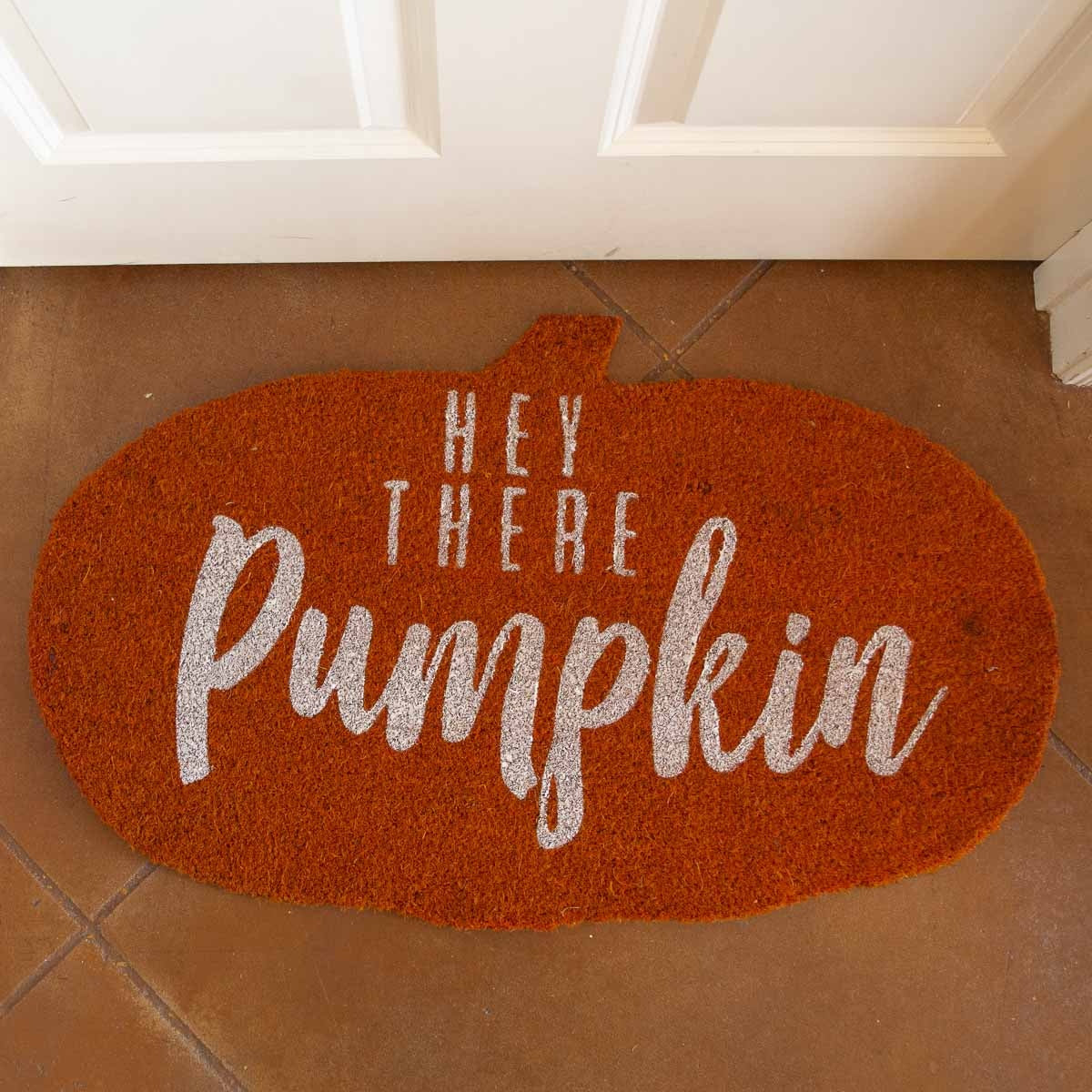 Hey There Pumpkin Door Mat