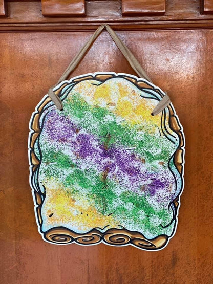 Da East King Cake Door Hanger