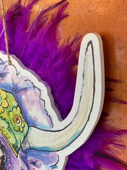 Mardi Gras Jokamo Door Hanger