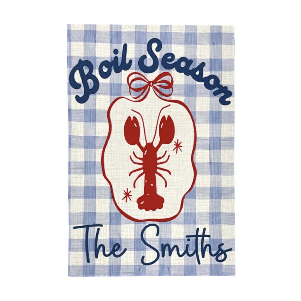 Fleurty Girl Crawfish Flag