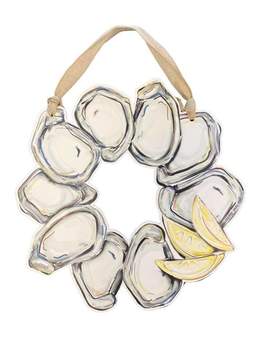 Oyster Wreath Door Hanger