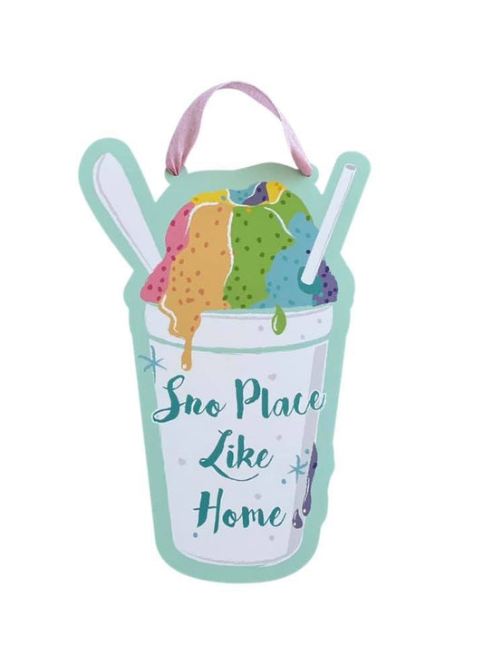 Sno Place Like Home Door Hanger