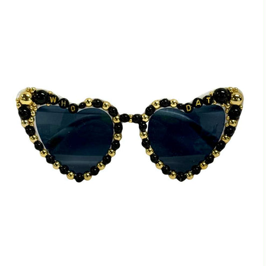 Who Dat Bedazzled Sunglasses