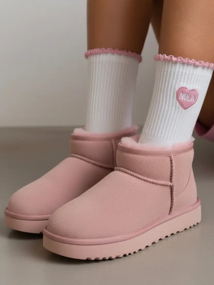 NOLA Heart Ruffle Socks