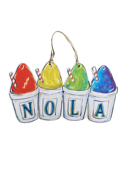 NOLA Snoball Door Hanger