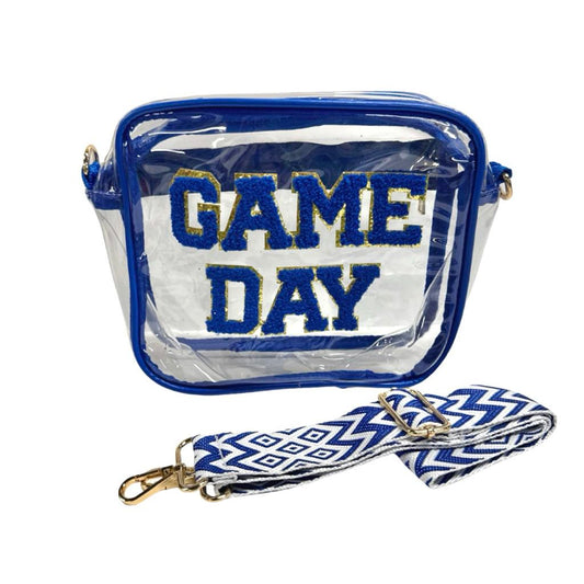 Game Day Patch Clear Bag, Blue