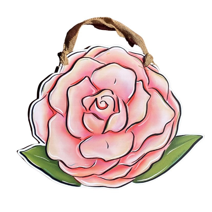 Camellia Door Hanger