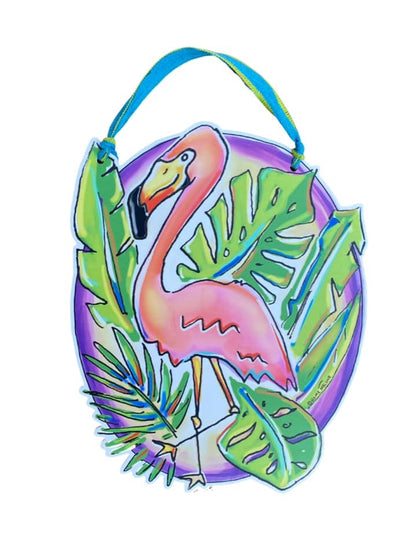 Flamingo Door Hanger