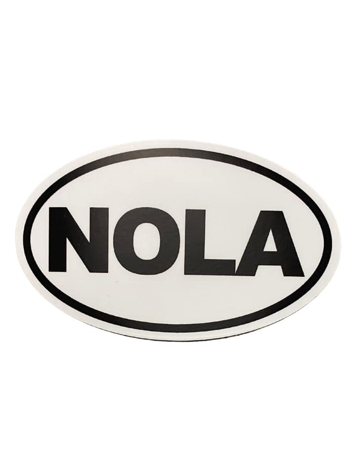 NOLA Oval Sticker