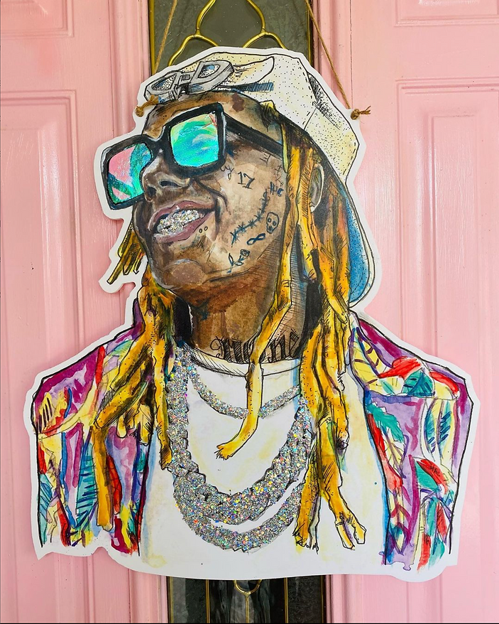 Lil Wayne Door Hanger