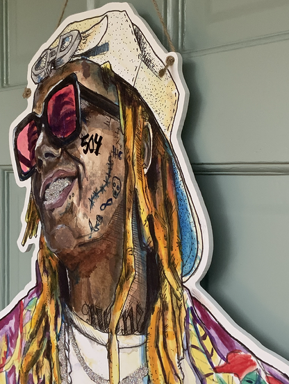 Lil Wayne Door Hanger