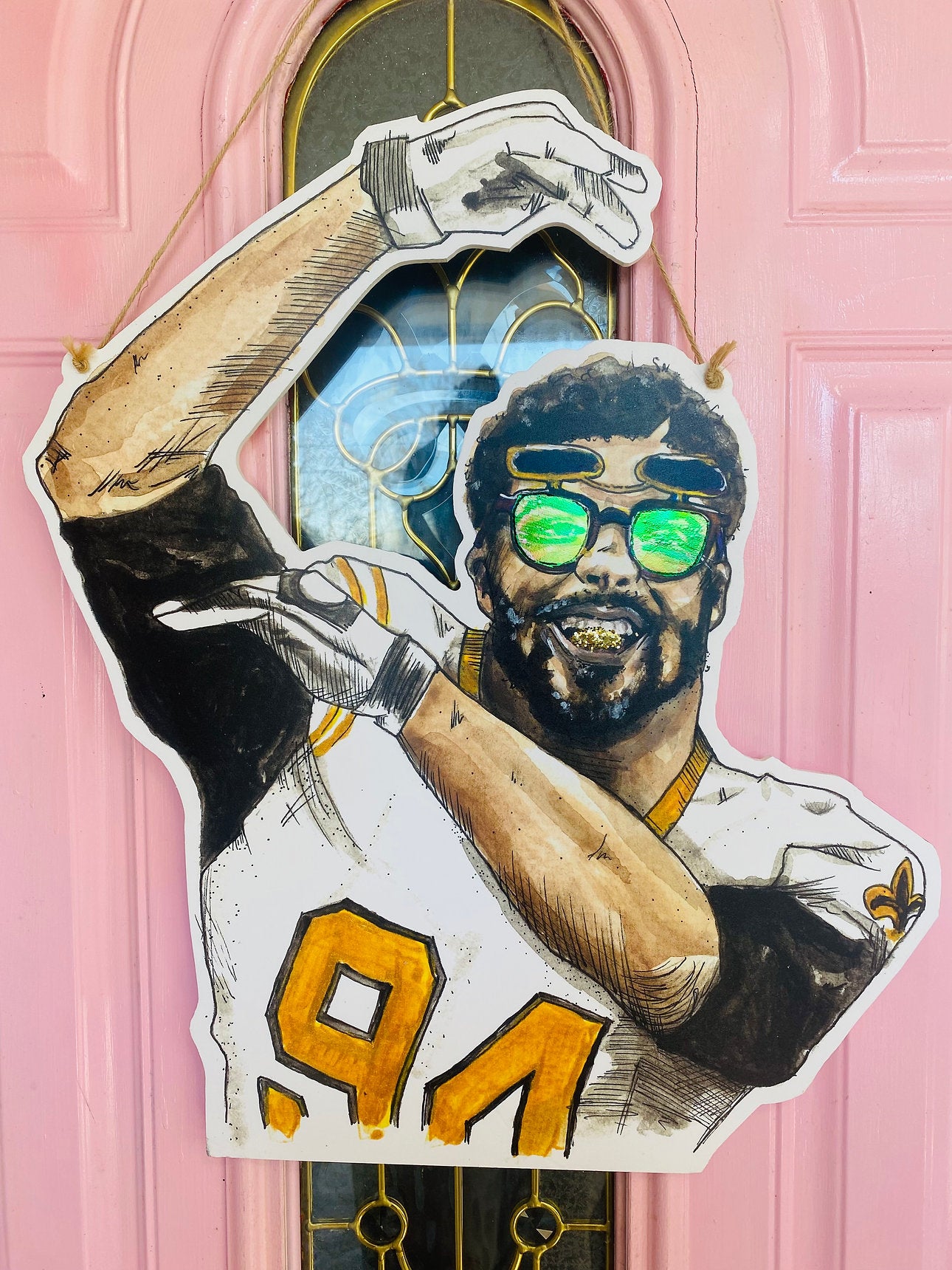 Cam Jordan Door Hanger