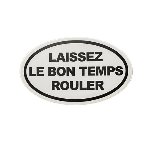 Laissez Sticker, Oval