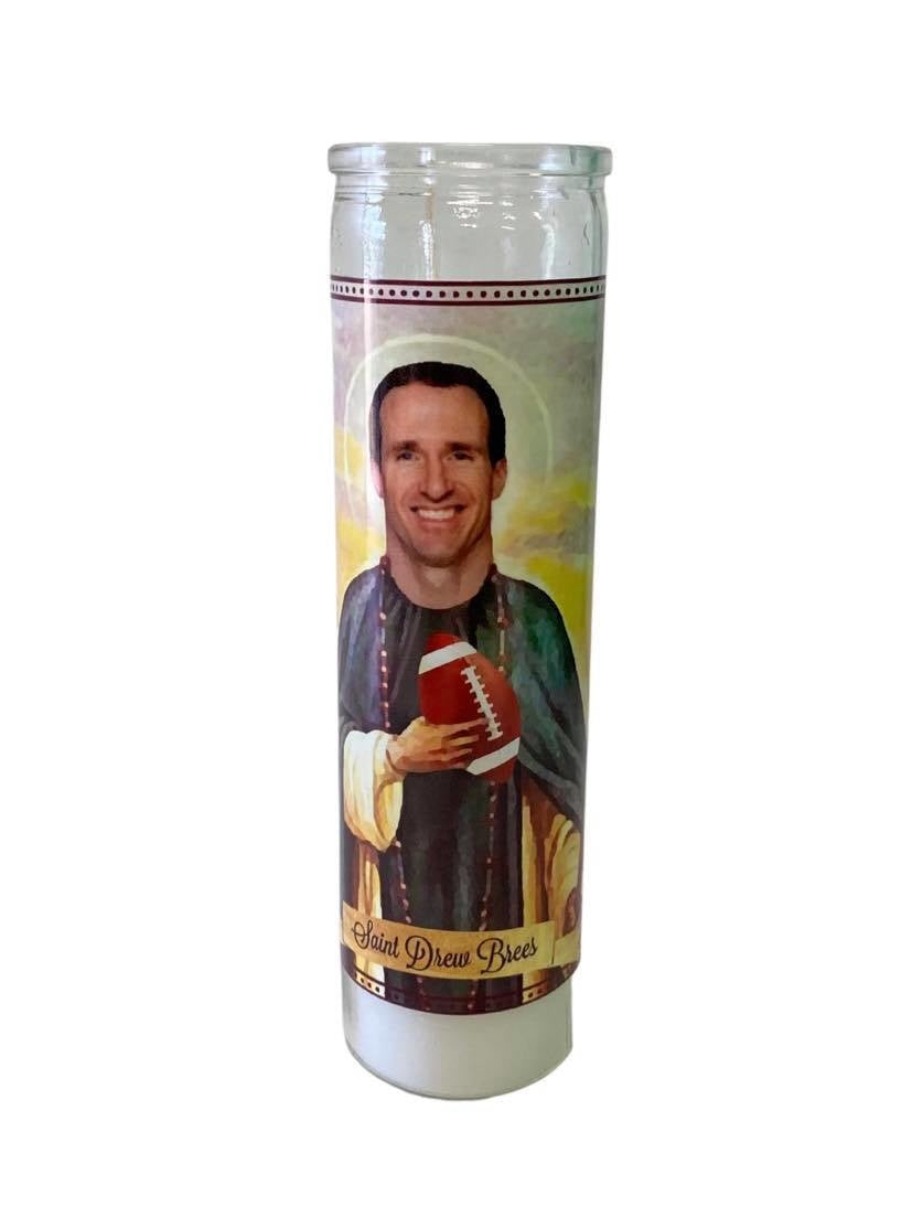 Drew Brees Saint Candle