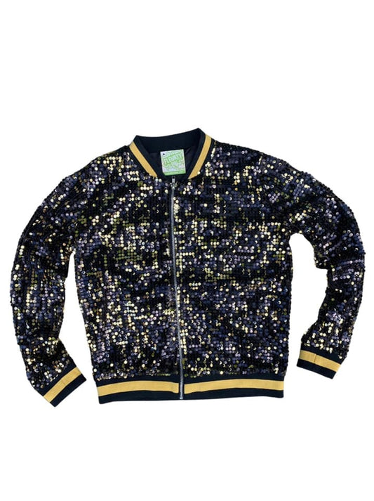 Black & Gold Sequin Jacket