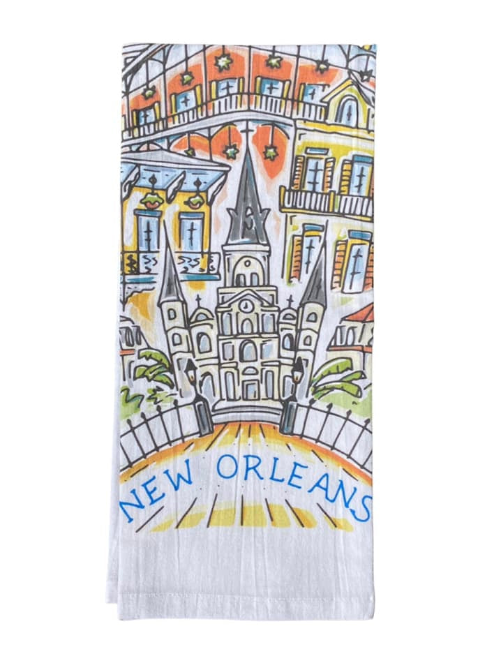 New Orleans Tea Towel