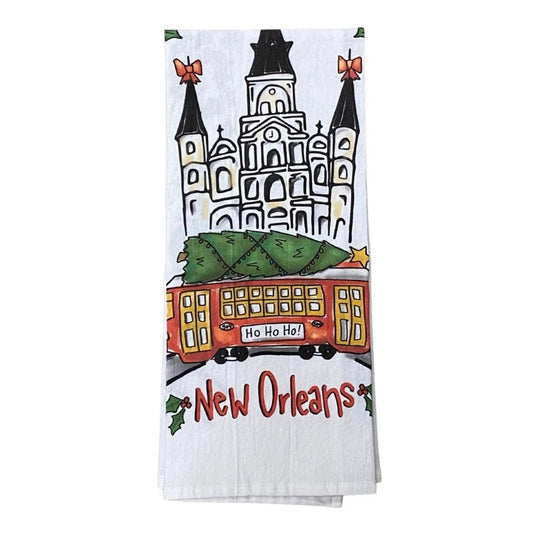 Cathedral Christmas Towel