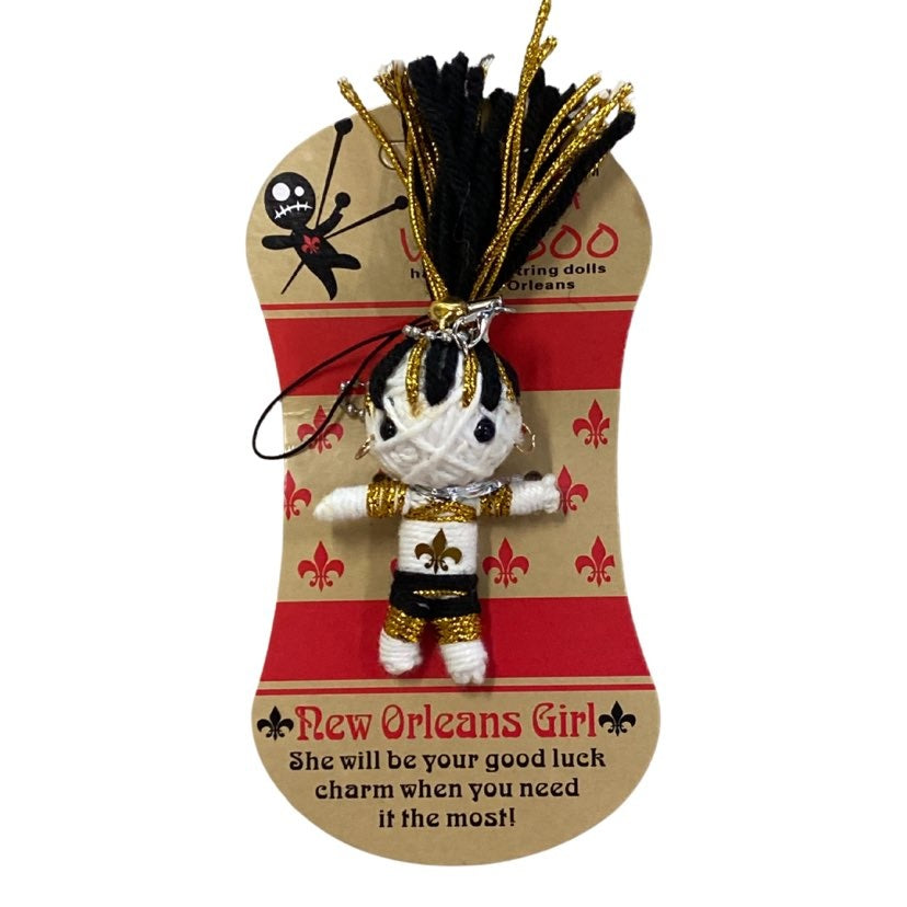 New Orleans Girl Voodoo String Doll