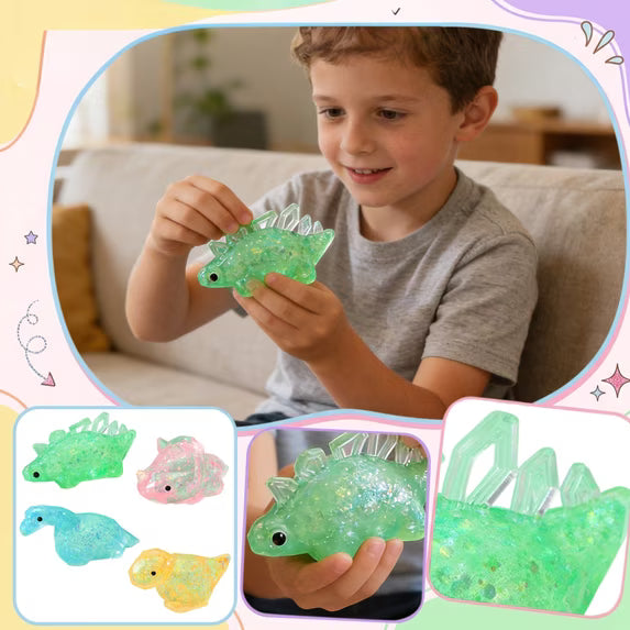 Glitter Dinosaur Squishy