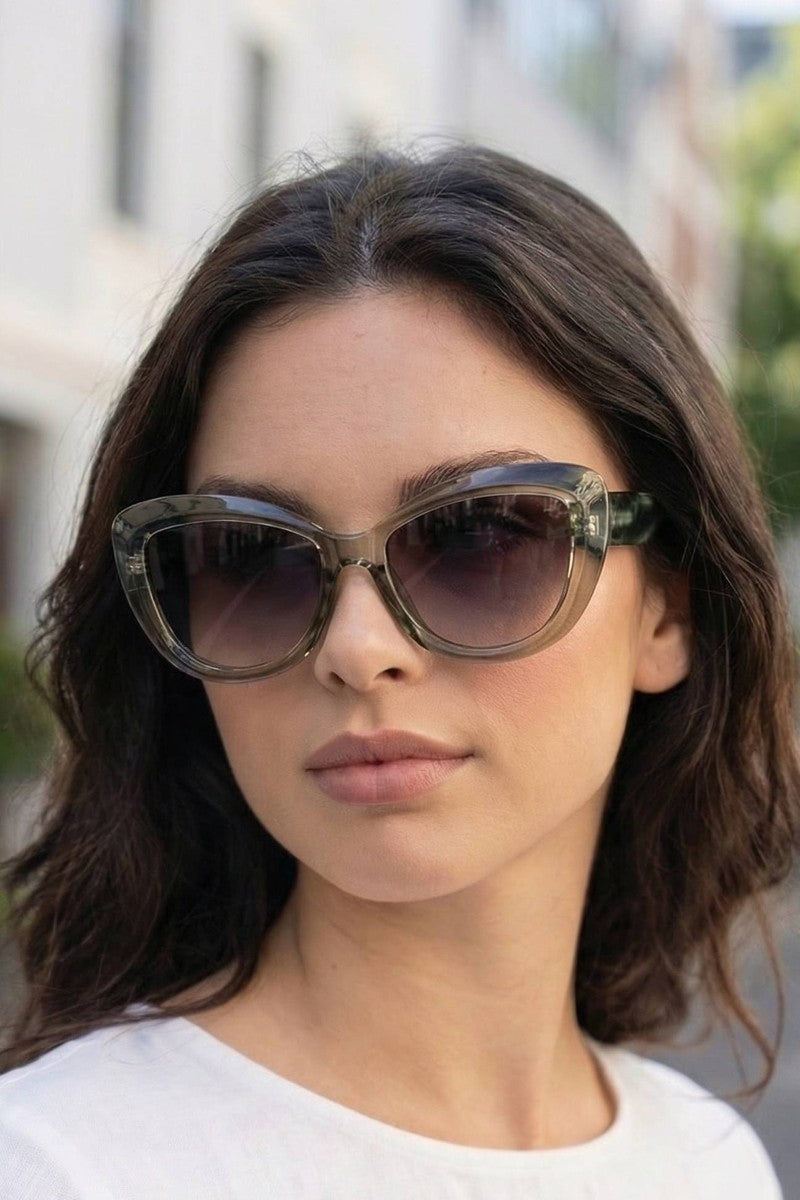 Large Cat Eye Sunglasses
