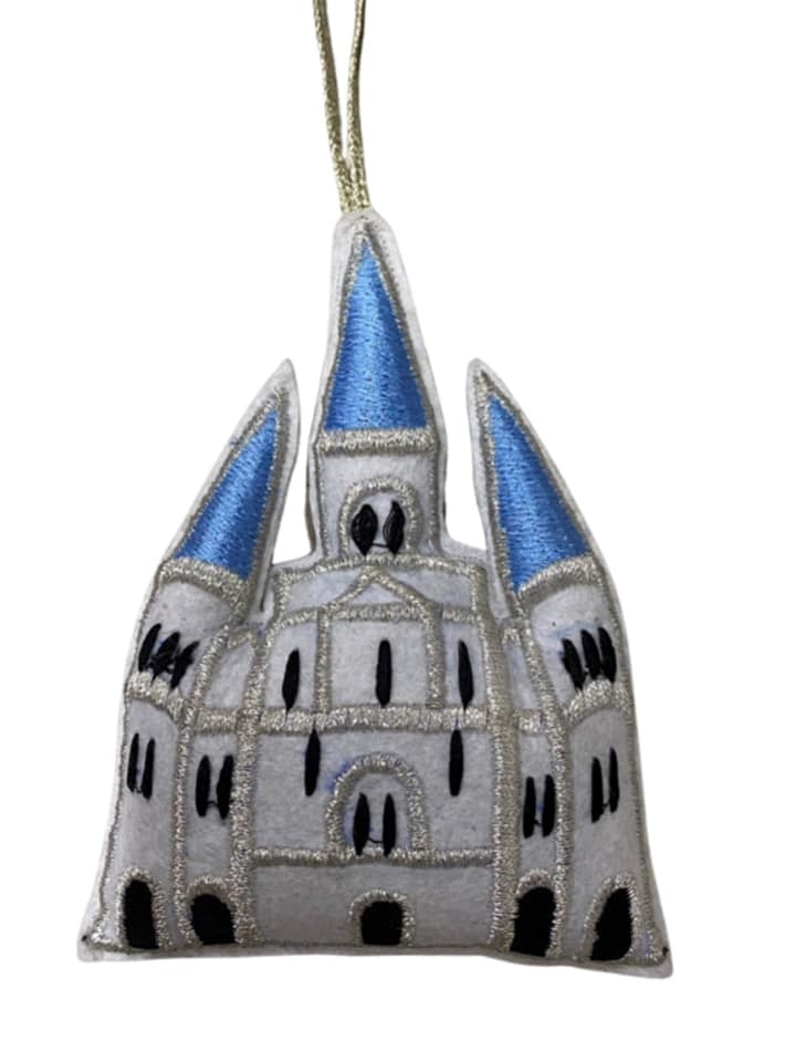 Plush Cathedral Ornament