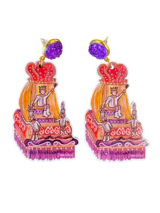 Kings Float Earrings