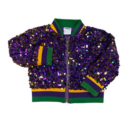 Mardi Gras Sequin Jacket, Kids