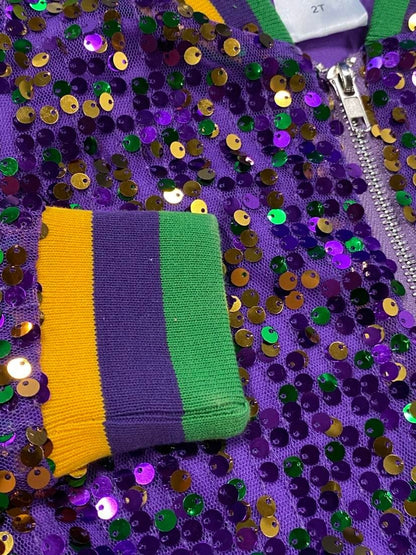 Mardi Gras Sequin Jacket, Kids