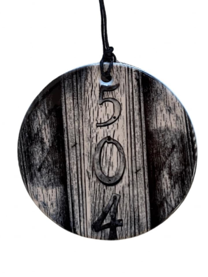 504 Ceramic Disc Ornament