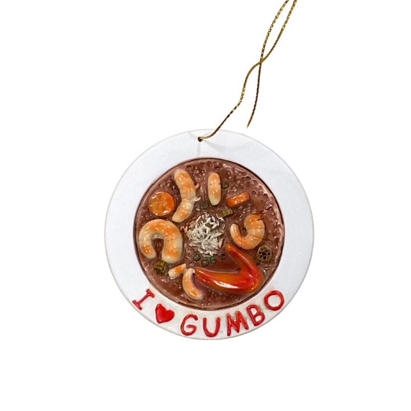 I Love Gumbo Ornament