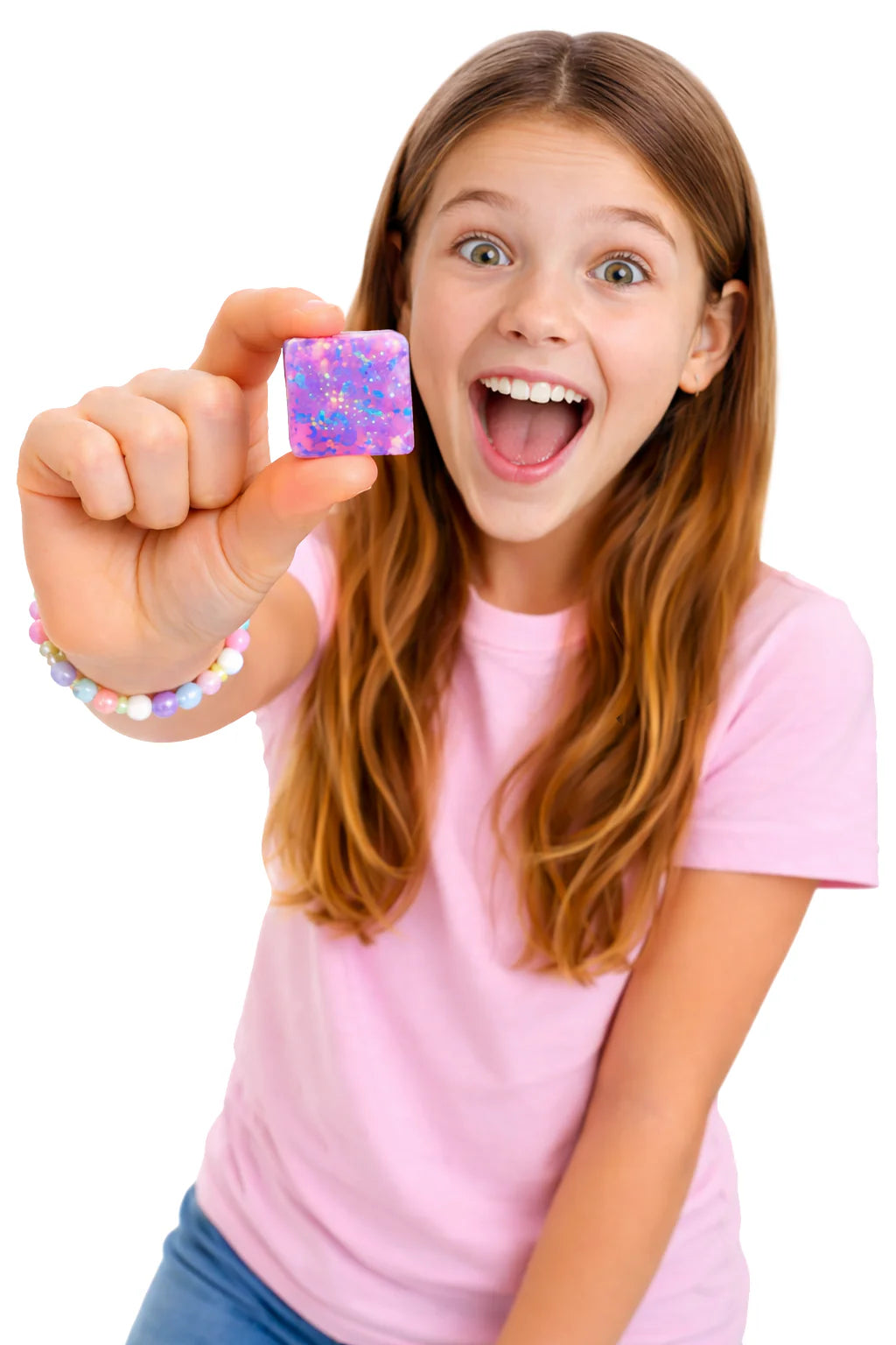 Mini Sparkle Squish Cube, 2pk