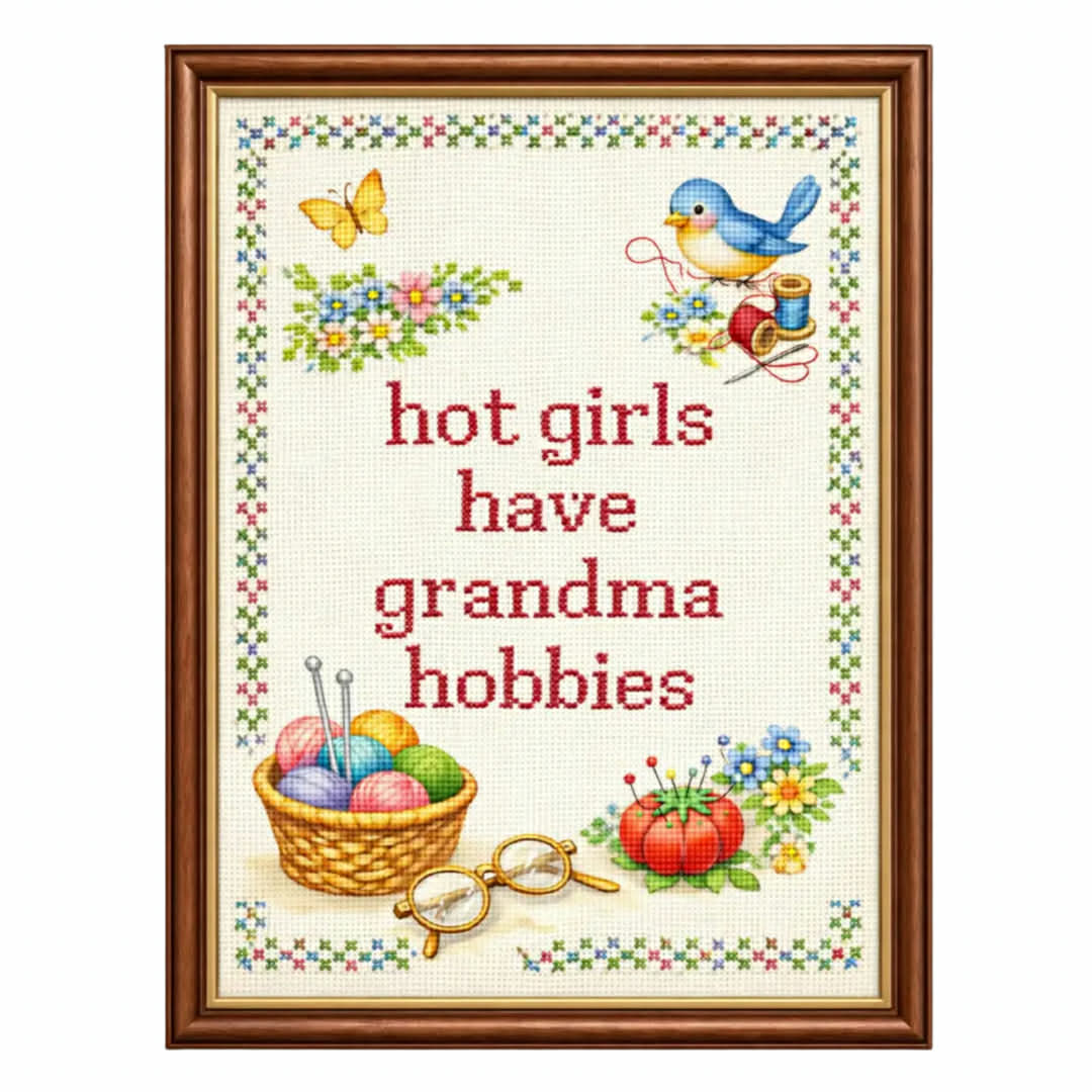Grandma Hobbies Sticker