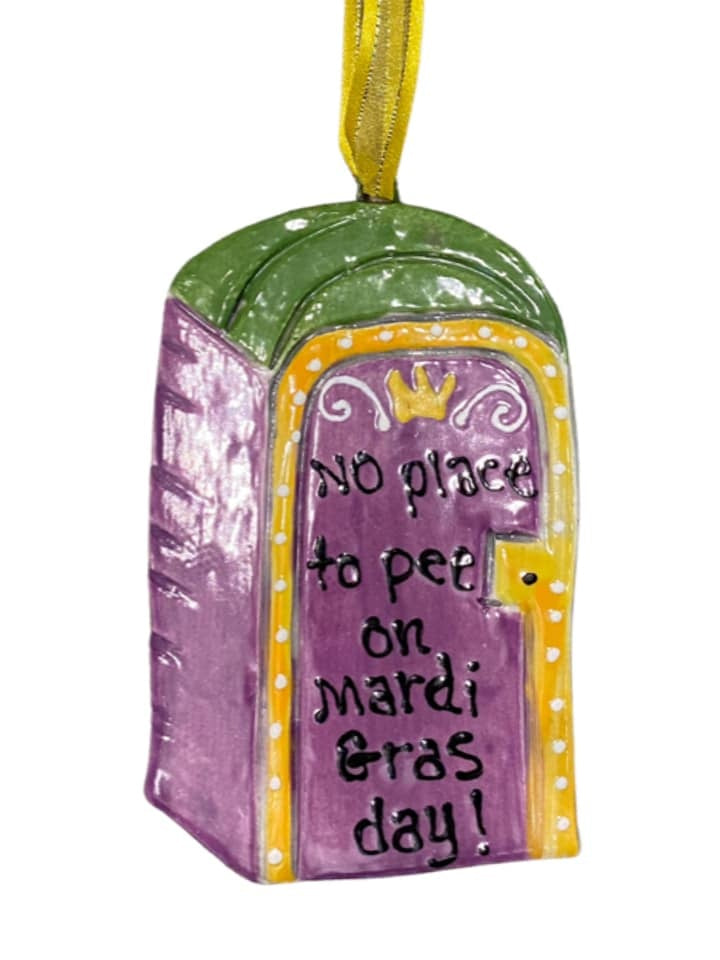 No Place to Pee Ceramic Ornament