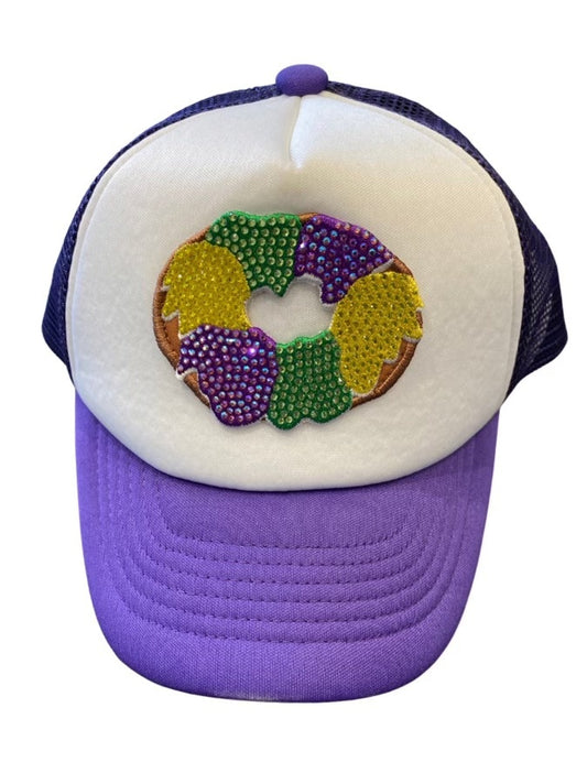 Purple King Cake Trucker Hat