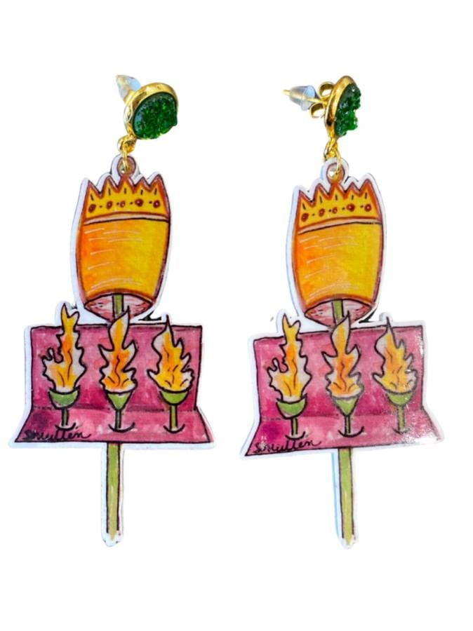 Flambeaux Earrings