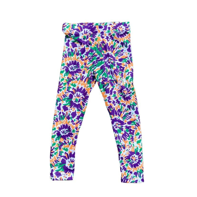 Mardi Gras Abstract Leggings, Kids