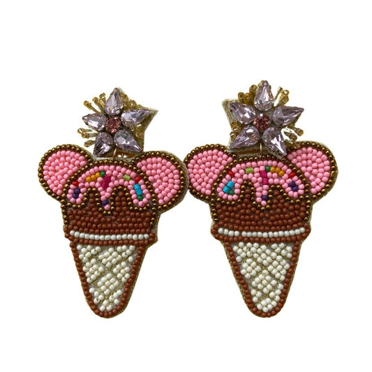 Mouse Ears Treat Earrings