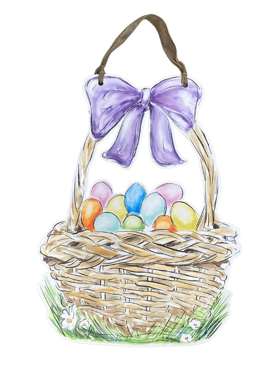 Easter Basket Door Hanger