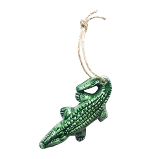 Alligator Ceramic Ornament