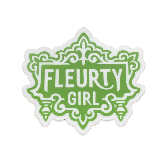 Fleurty Girl Logo Sticker