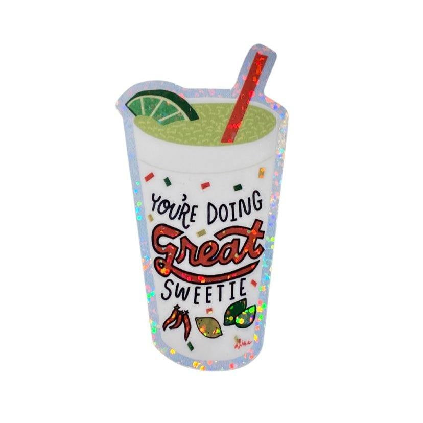 Holographic Margarita Sticker