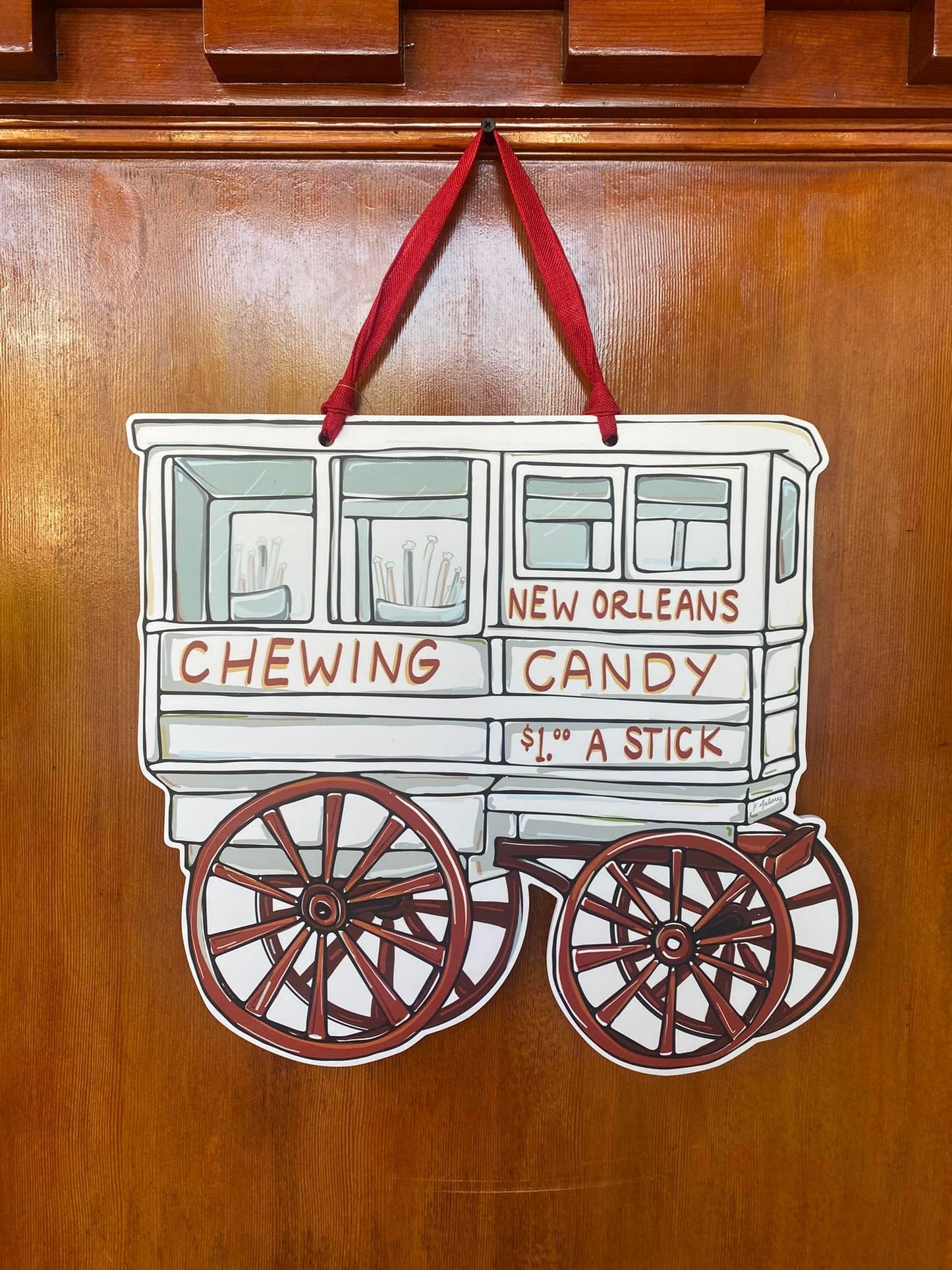 Candy Cart Door Hanger